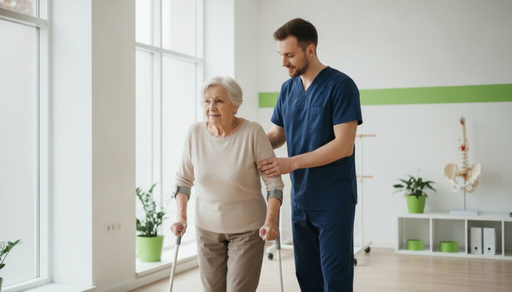 Rehabilitacja po operacji biodra w Zabrzu: Jak bezpiecznie wrócić do sprawności?